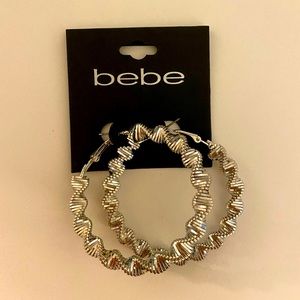 Large hoop Bebe earrings